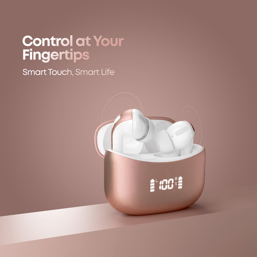 Atom Beats – Bluetooth 5.3, 50Hrs Backup & Noise Reduction in One Compact TWS.