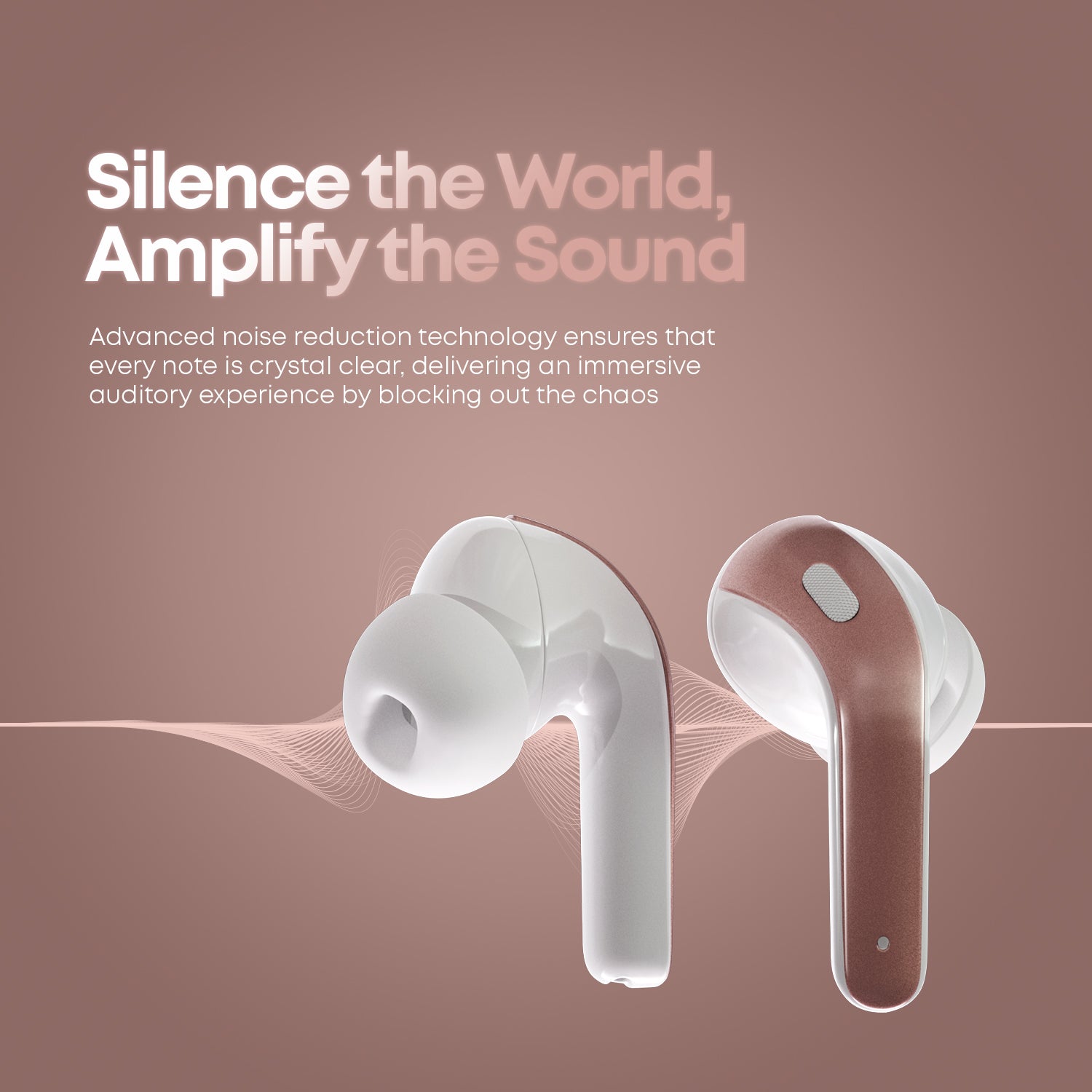 Atom Beats – Bluetooth 5.3, 50Hrs Backup & Noise Reduction in One Compact TWS.