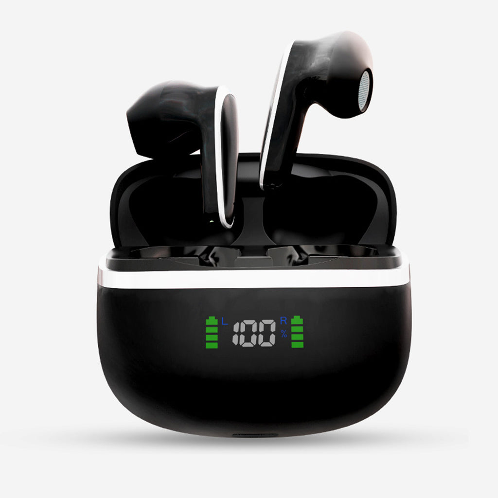 Sonic Beats – 50-Hour HD Wireless Earbuds with BT 5.3, Noise Reduction & IPX5 Water Resistance.