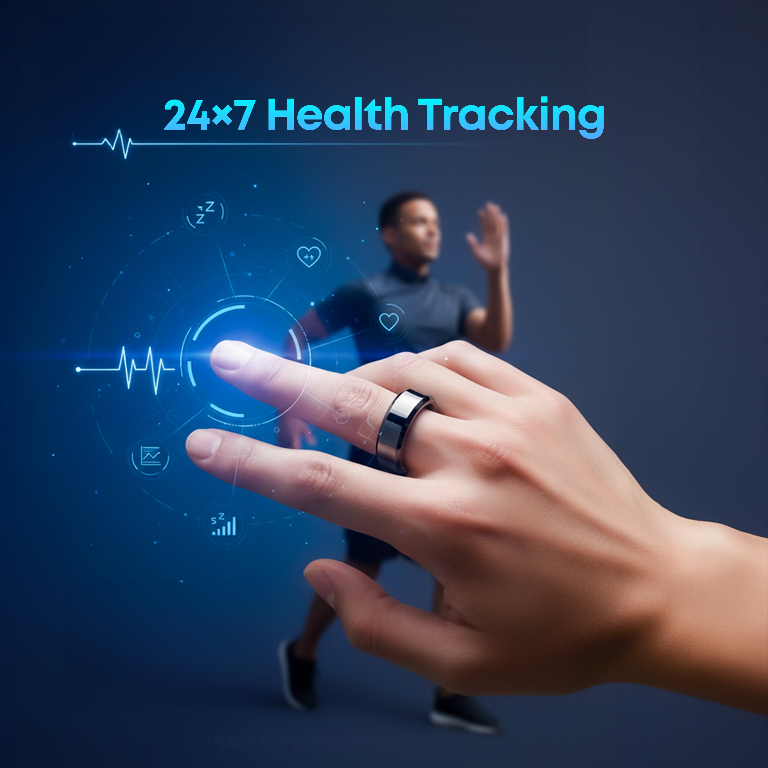 Smart Ring Reborn 2.0 - Next-Gen SpO2, Heart Rate & HRV Precision + Predictive Cycle Insights