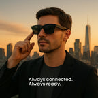 Osmart AI Glasses - 8MP Camera, 1200p 30fps Video Recording, Wi-Fi