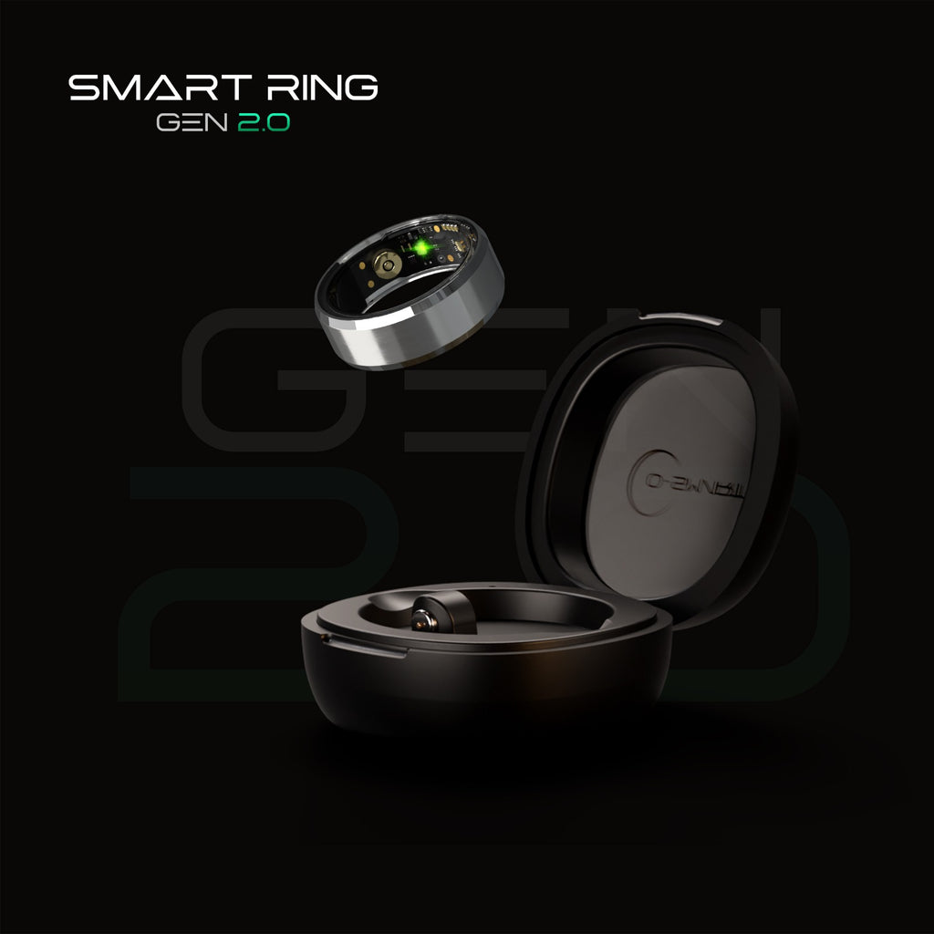 Smart Ring Gen 2.0 - Next-Gen SpO2, Heart Rate & HRV Precision + Predictive Cycle Insights