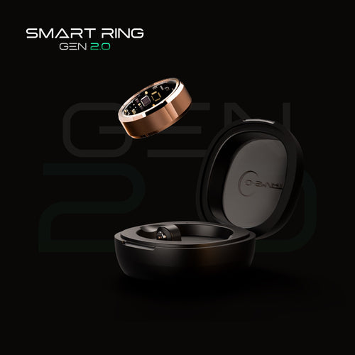 Smart Ring Gen 2.0 - Next-Gen SpO2, Heart Rate & HRV Precision + Predictive Cycle Insights