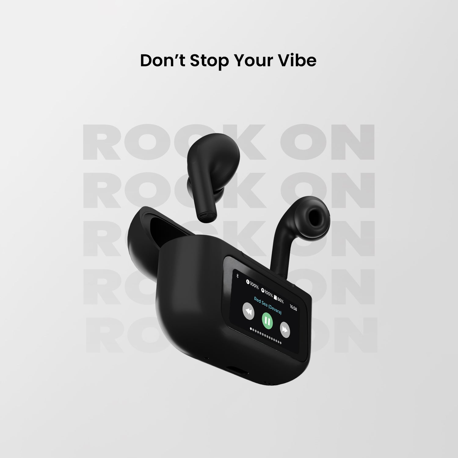 Atom One – Touchscreen ANC TWS with ENC Mic, BT 5.4 & 38H Battery (IPX5).