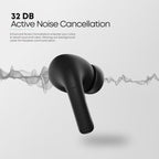 Atom One – Touchscreen ANC TWS with ENC Mic, BT 5.4 & 38H Battery (IPX5).