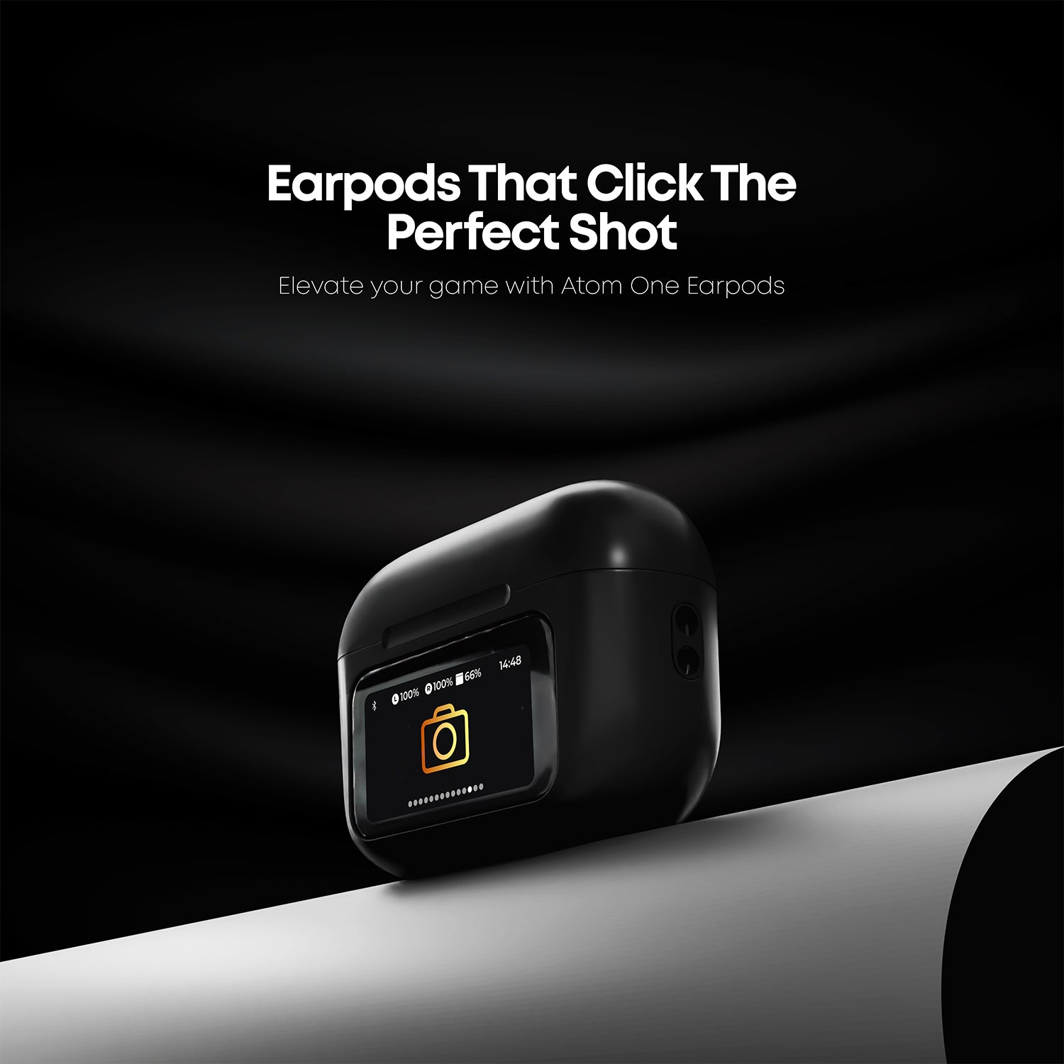 Atom One – Touchscreen ANC TWS with ENC Mic, BT 5.4 & 38H Battery (IPX5).